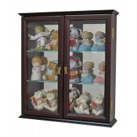 Wall Curio Cabinet Display Case Shadow Box, Home Accents for Figurines, CD05C   272546377941
